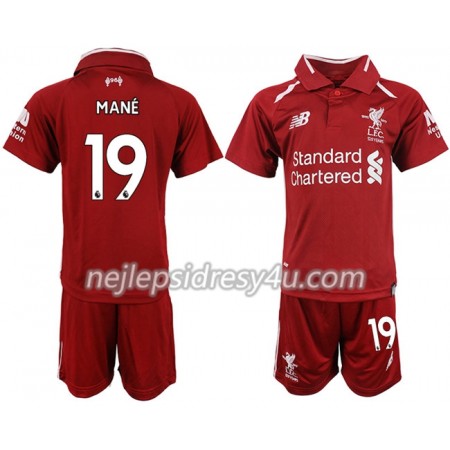 Fotbalový Dres Liverpool MANE 19 Dětské Domácí 2018/19